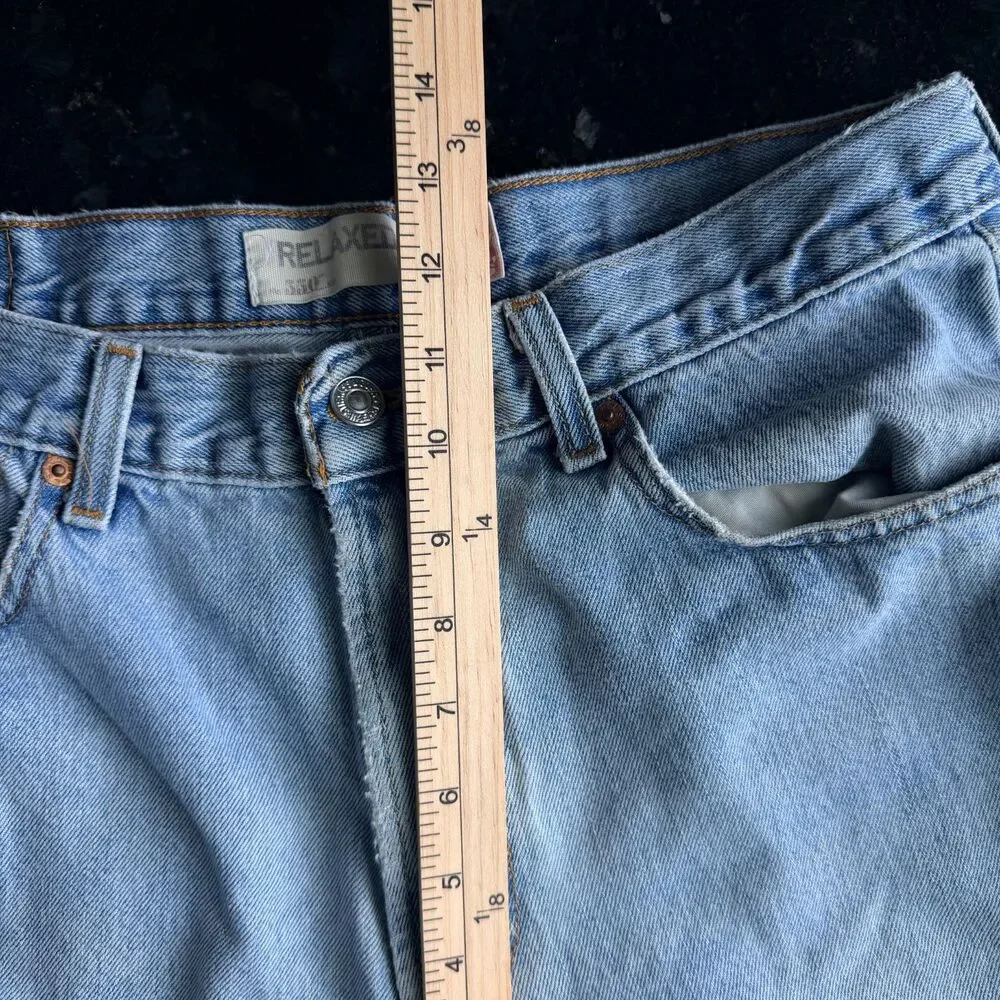 Levi’s 550 Relaxed Fit Jeans Mens 34x34 Light Wash y2k